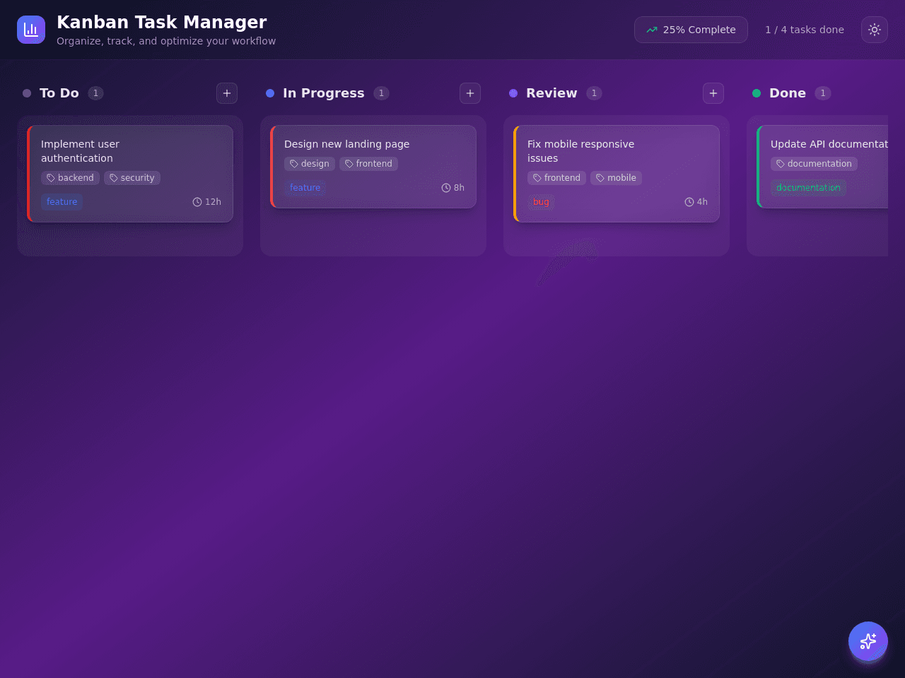Task Flow Board