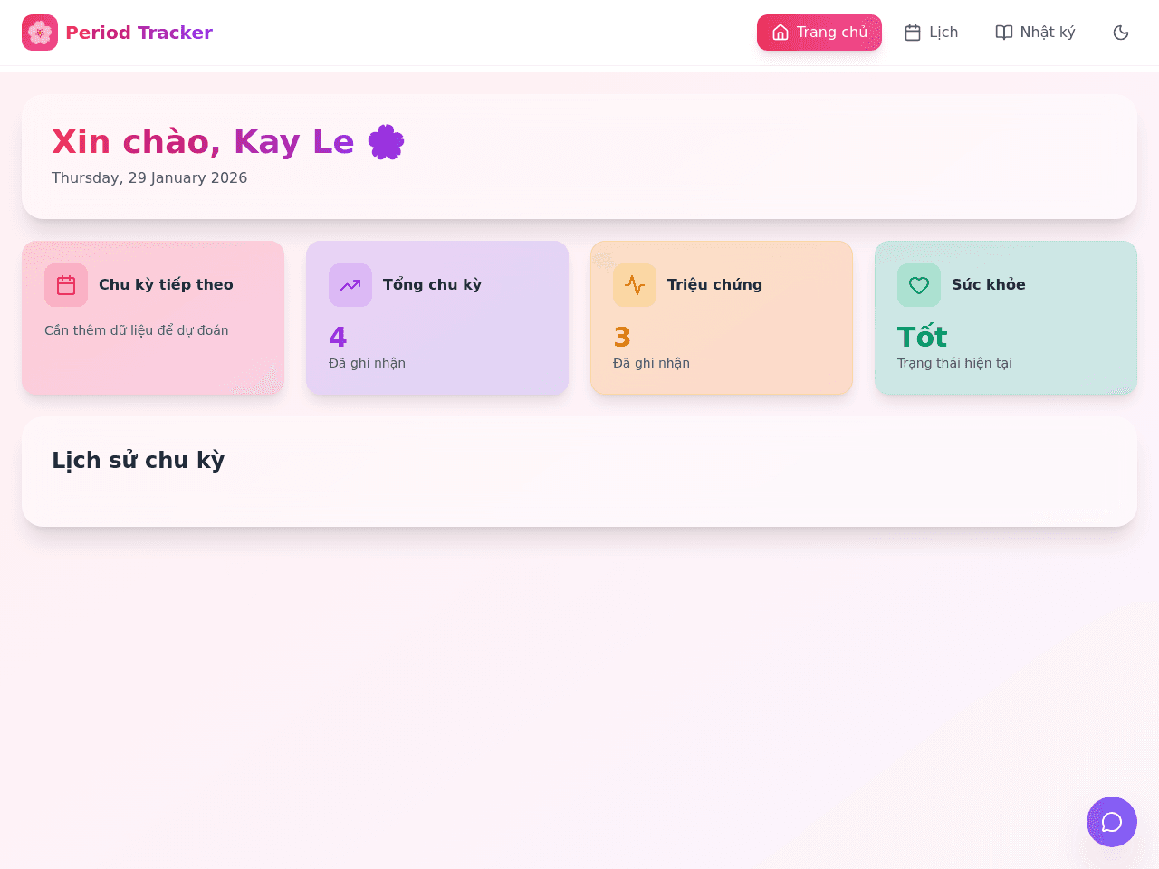 Cycle Tracker Studio