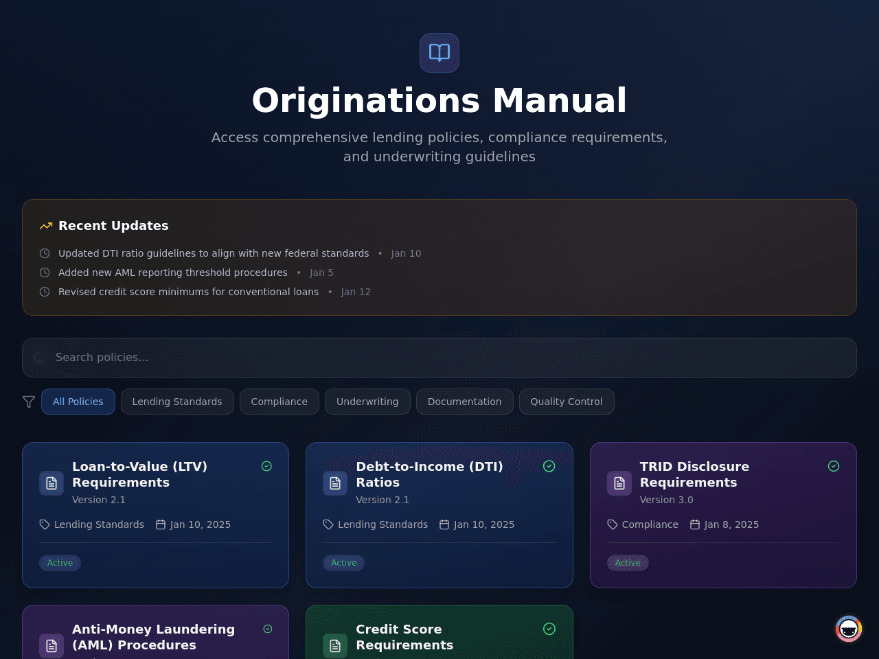 Policy Portal