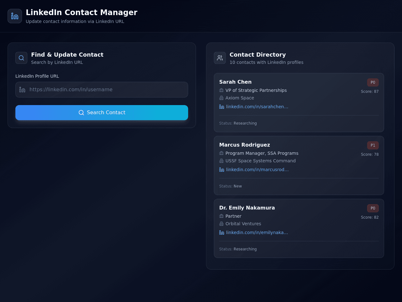 Contact Potential Estimation