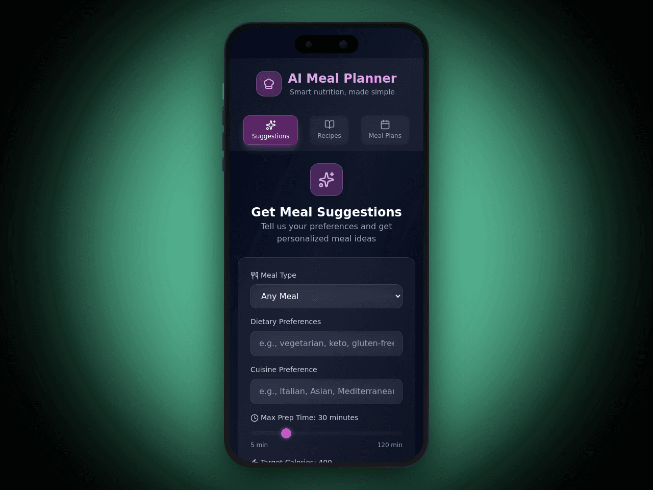 AI meal planner