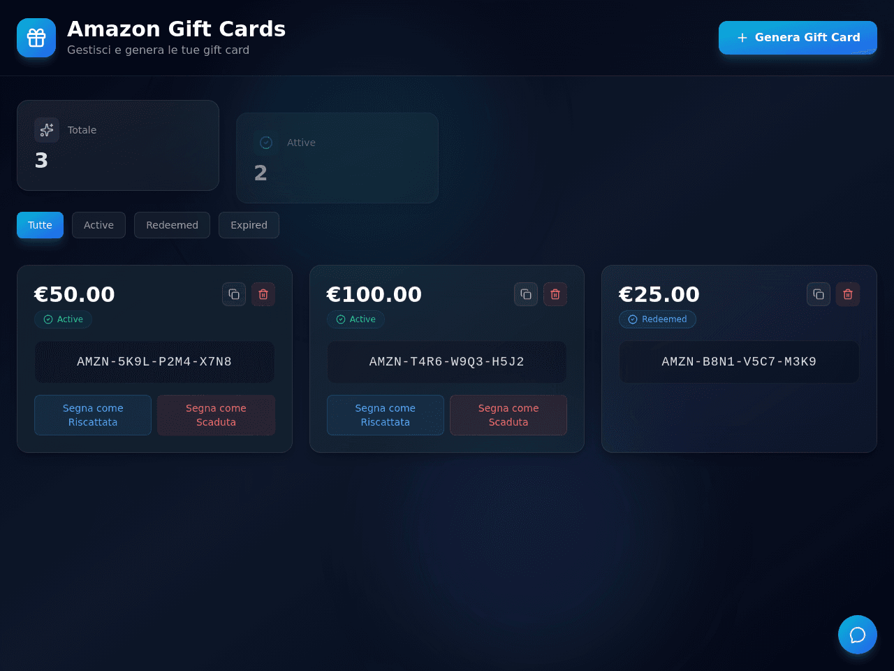 Gift Card Generator
