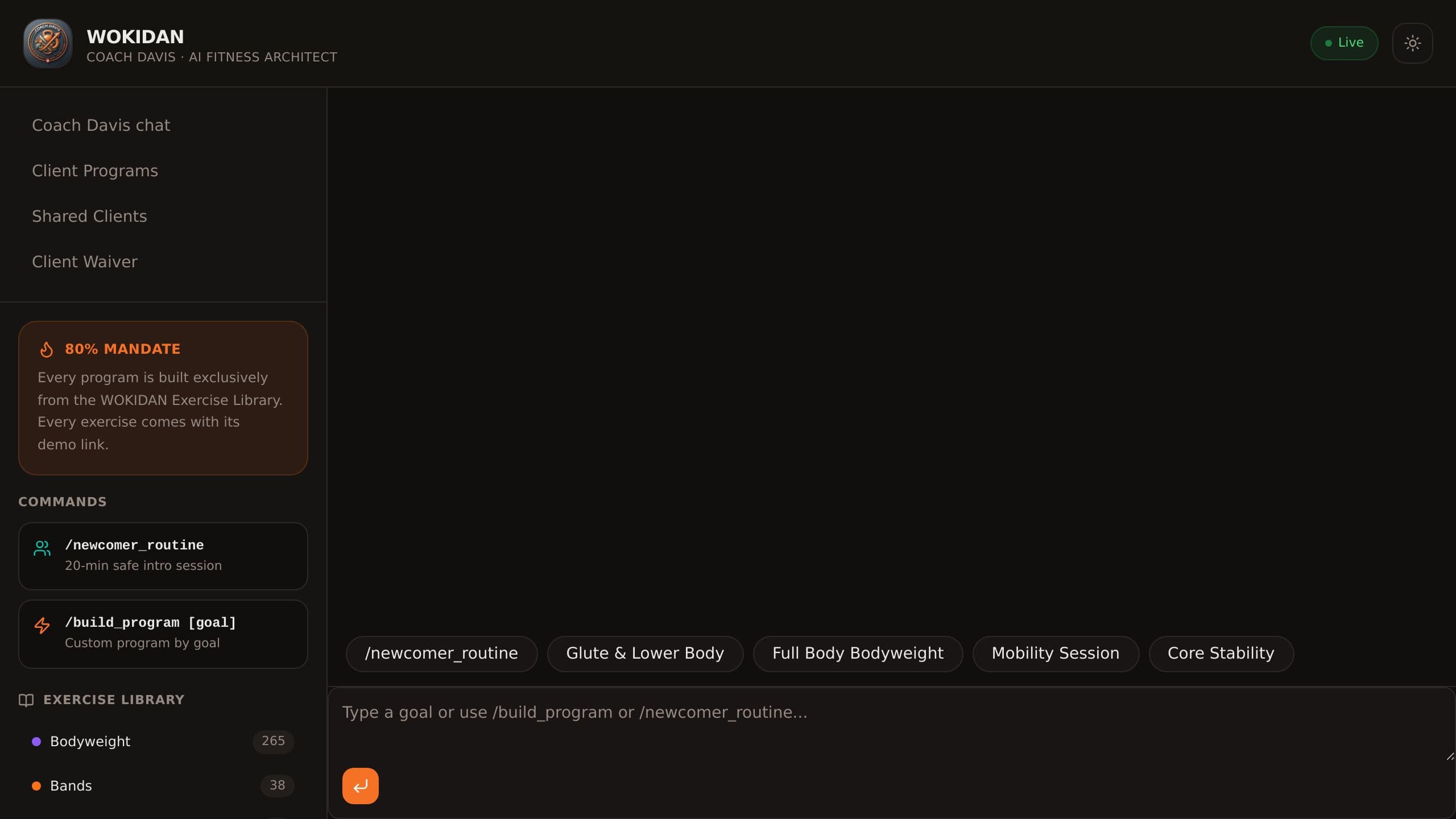Fitness Coach Portal