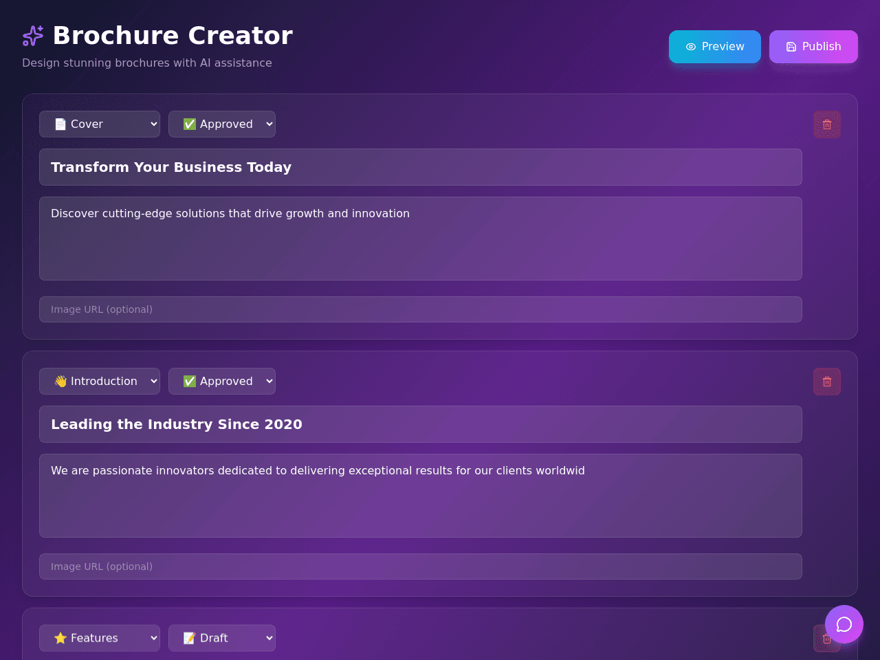 Brochure Builder