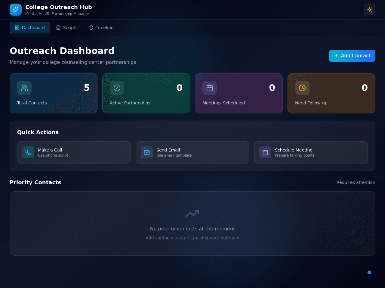 Counselor Connect Dashboard