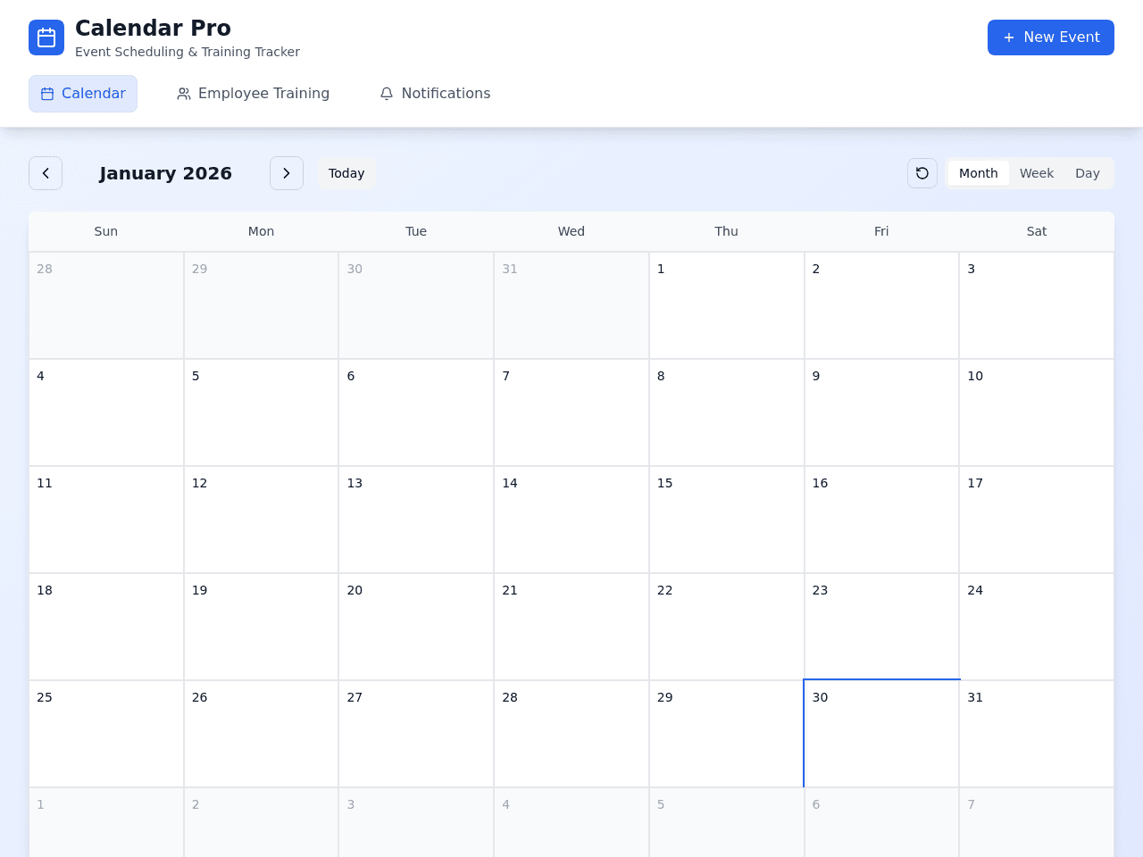 Calendar Pro