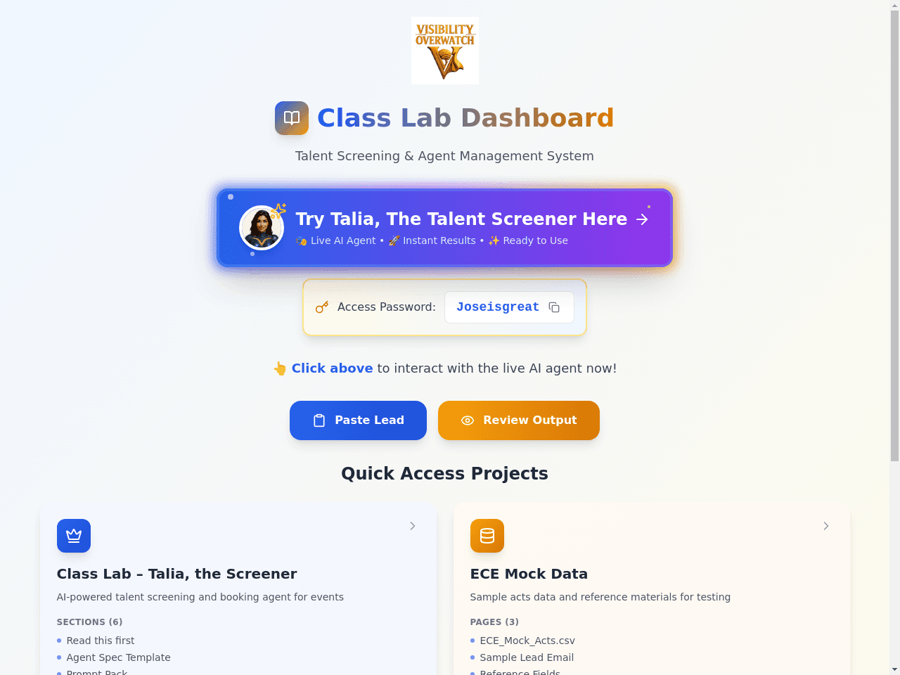 Class Lab