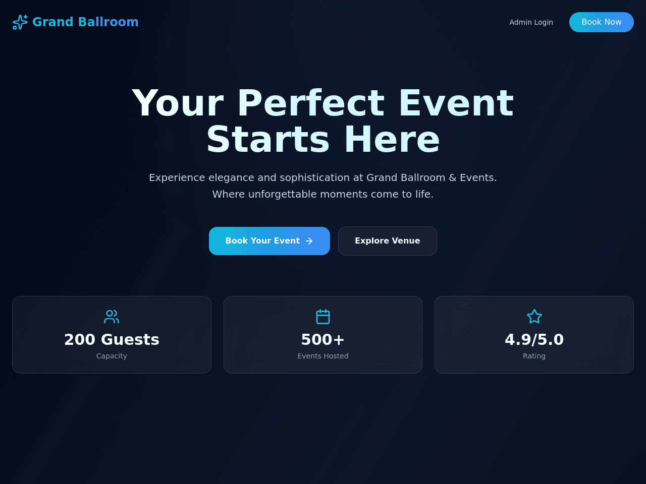 Venue Booking Dashboard