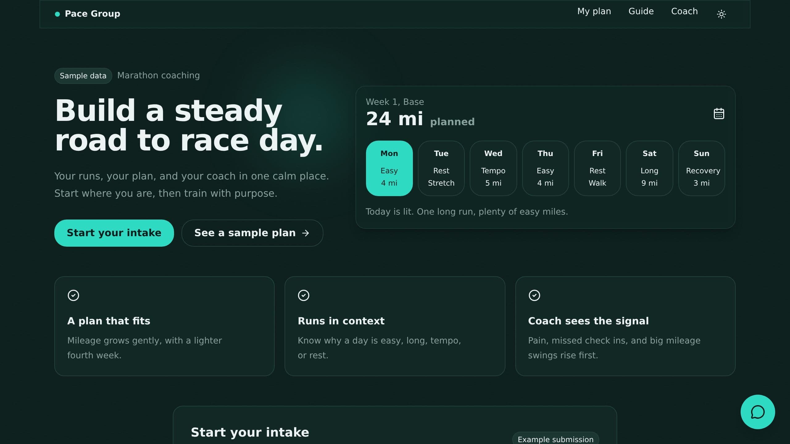 Marathon Training Planner preview