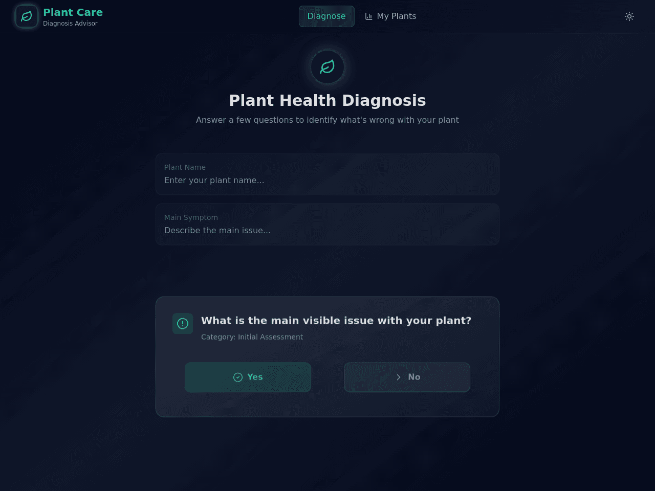 Plant Diagnosis Portal