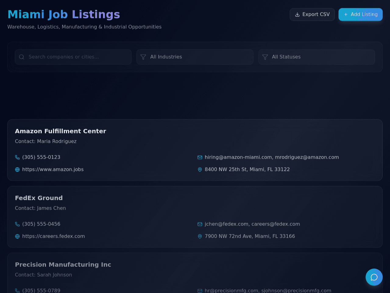 Industry Insight Dashboard