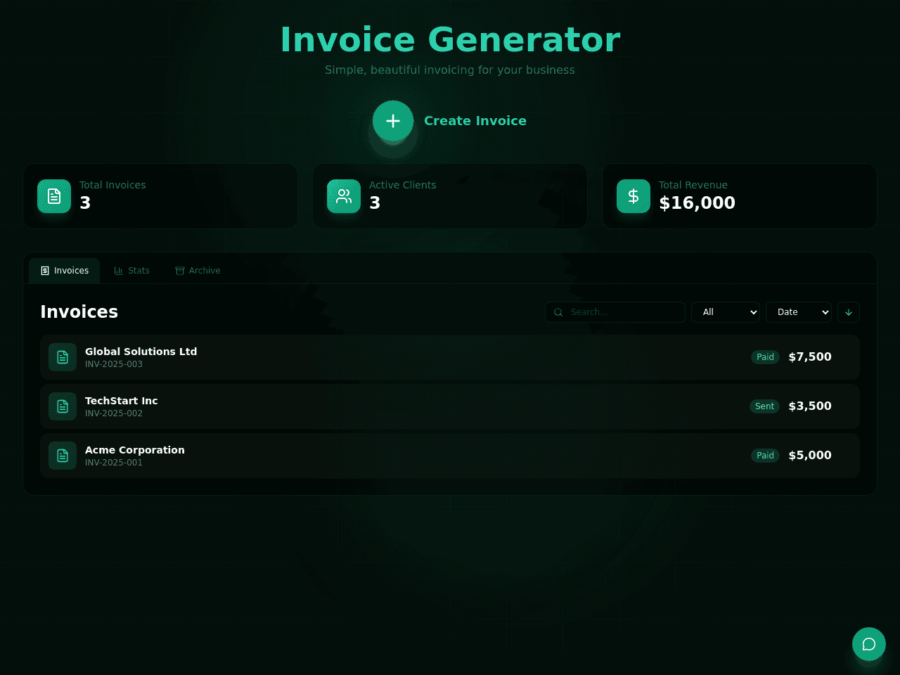 Invoice Generator