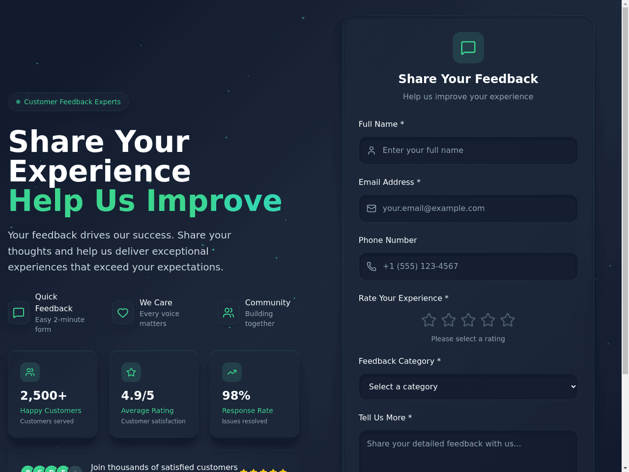 Feedback Form