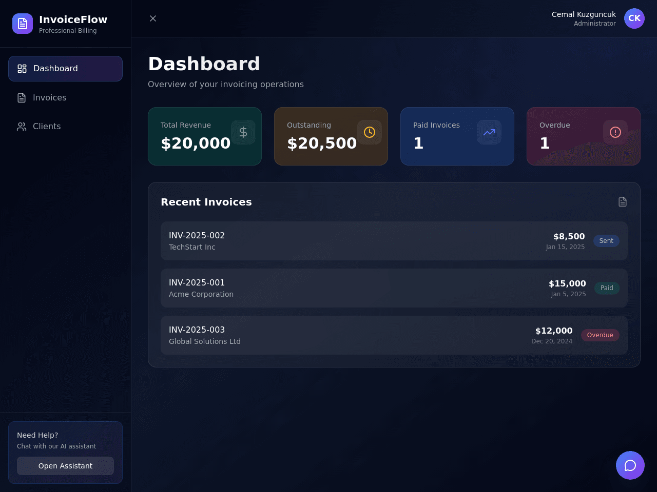 Invoice Tracker Pro