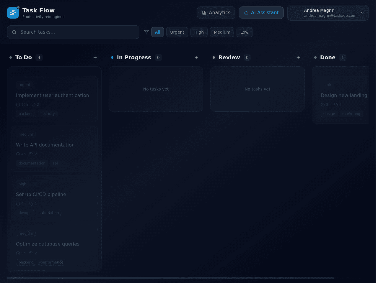 Task Flow Board