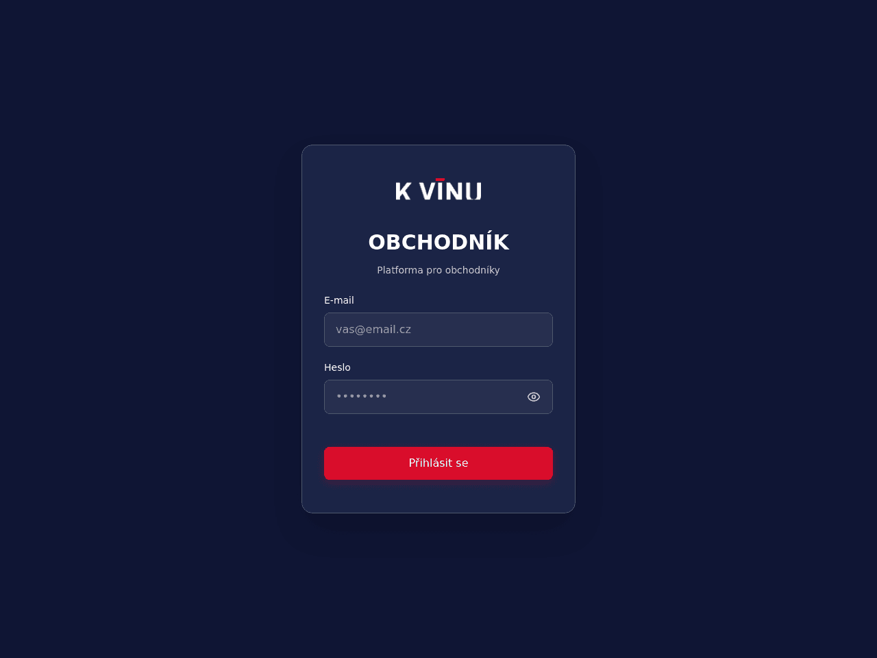 K VÍNU | Obchodník