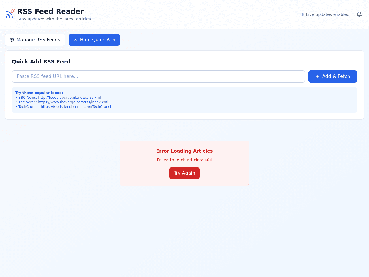RSS Project Link