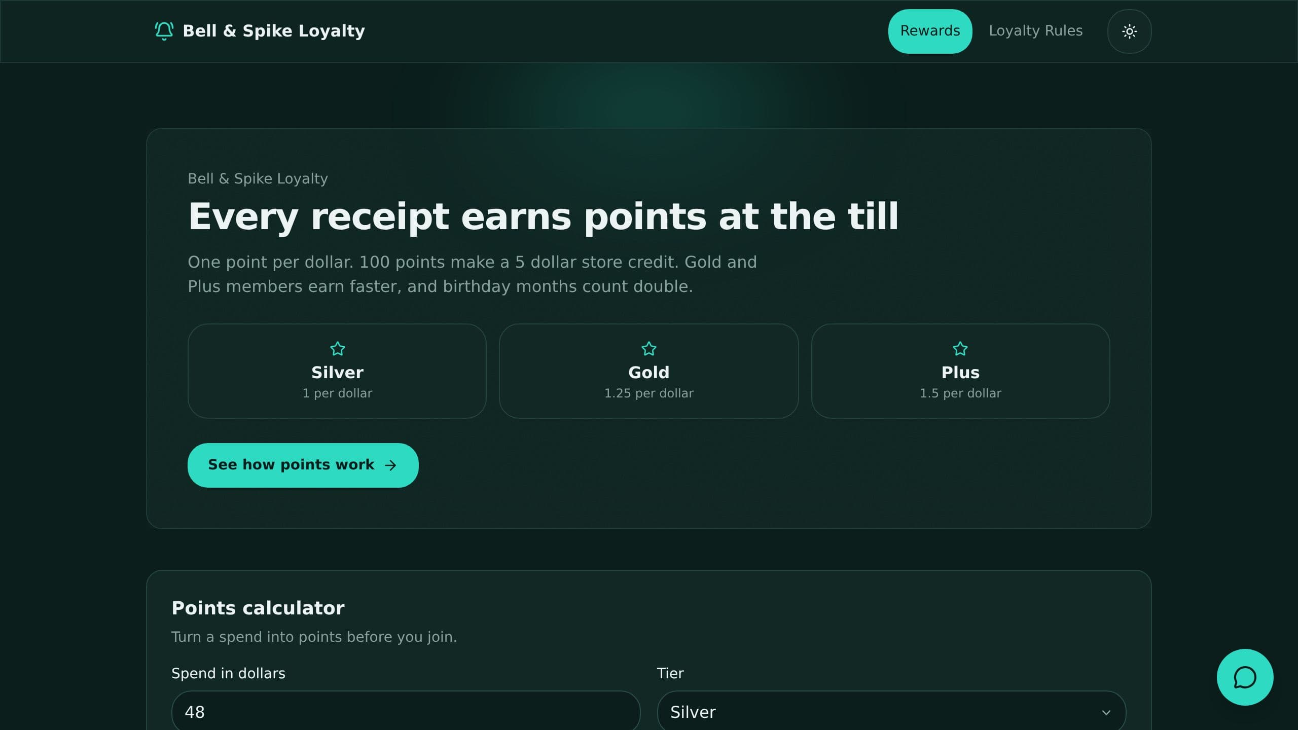 Loyalty Points System preview