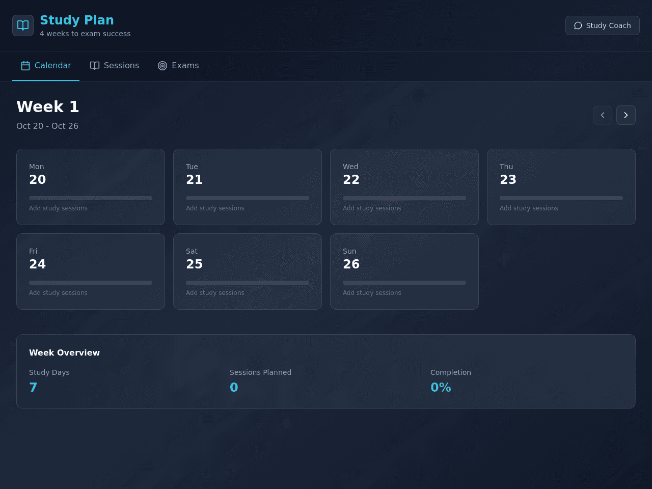 Study Plan Portal