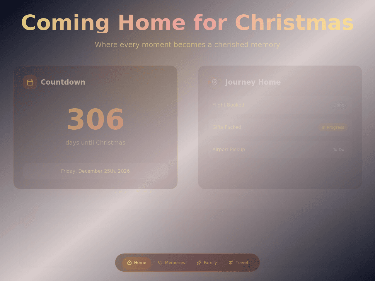 Holiday Home Portal