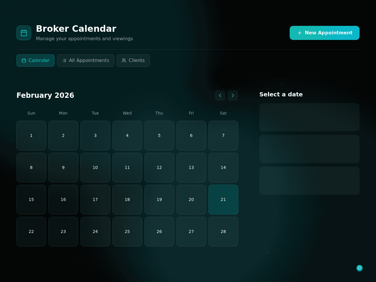 Broker Calendar
