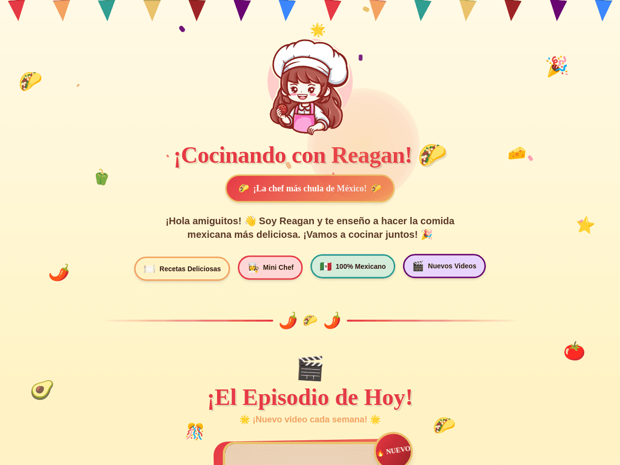 Cocinando con Reagan