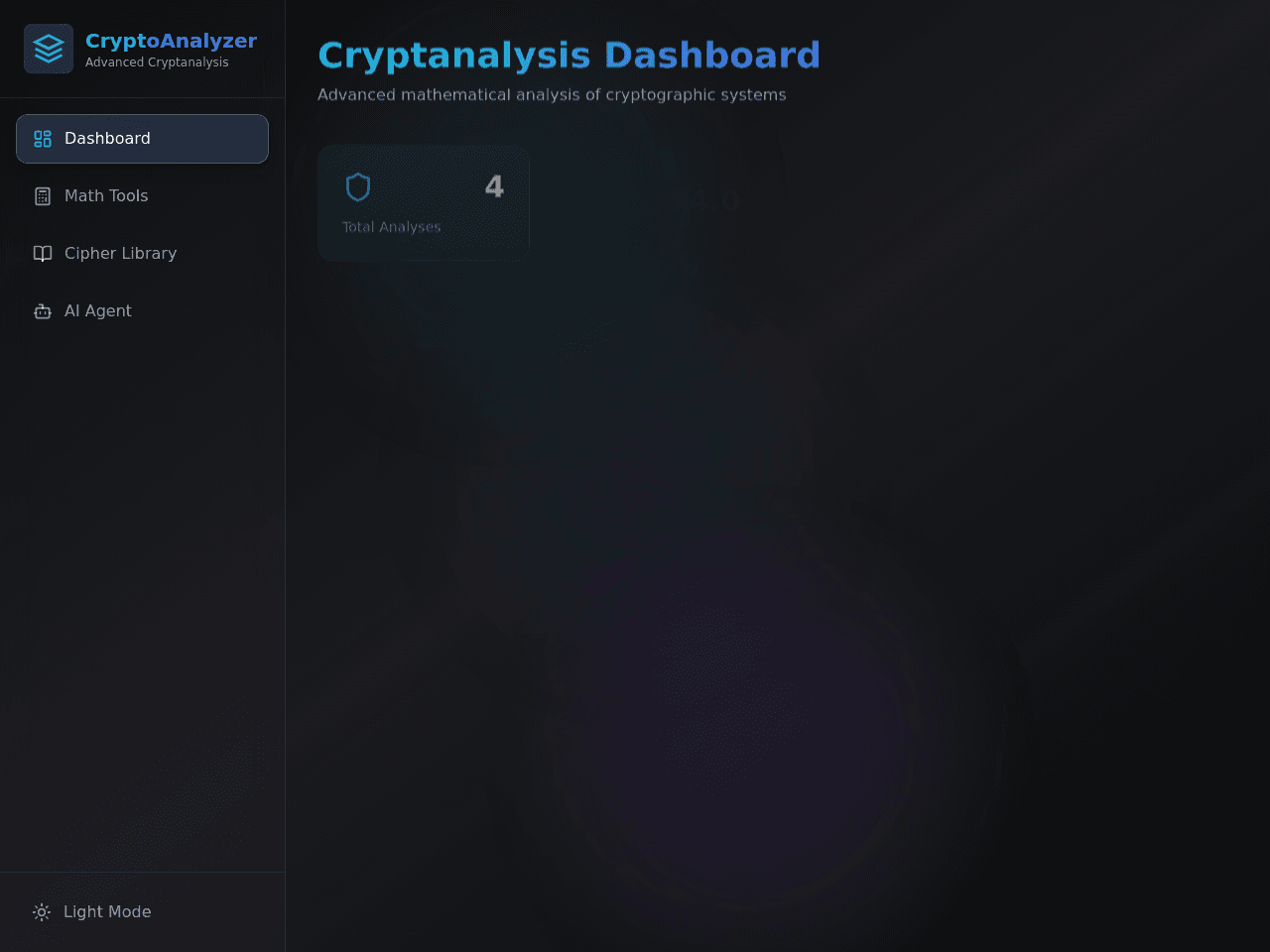 Cipher Analysis Studio