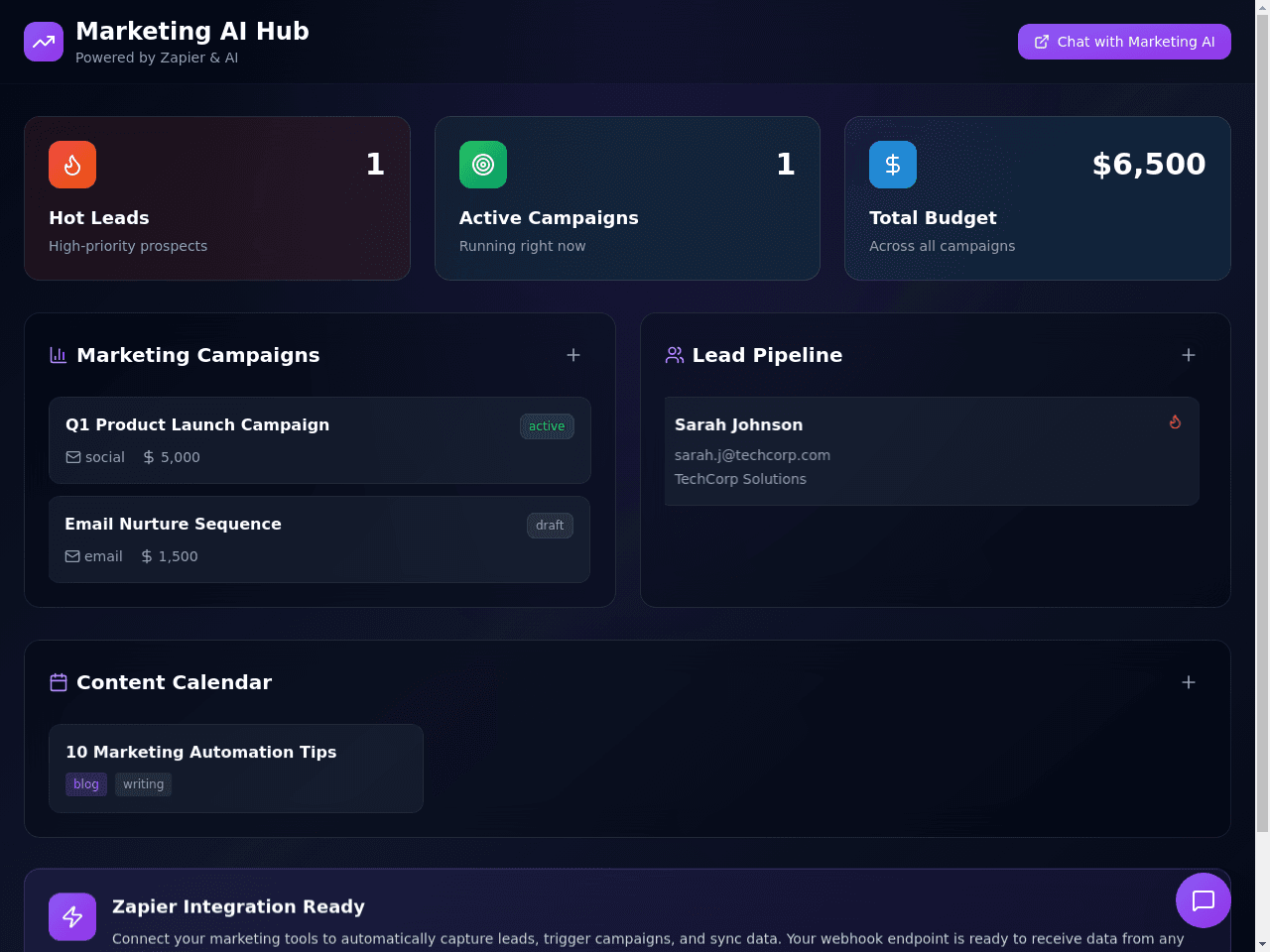 Opposition Insight Dashboard