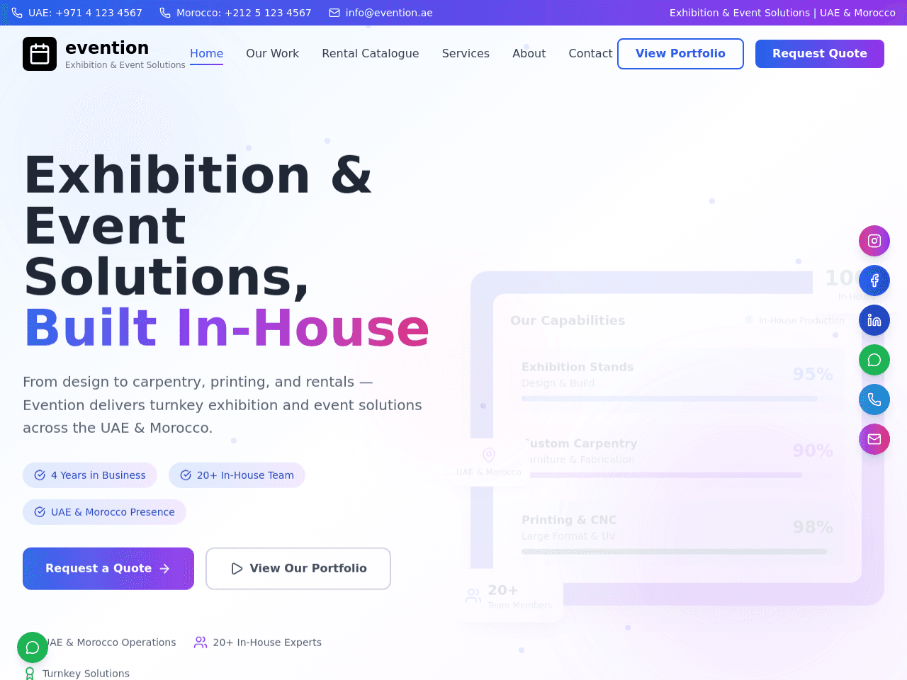 EVENTION WEBSITE