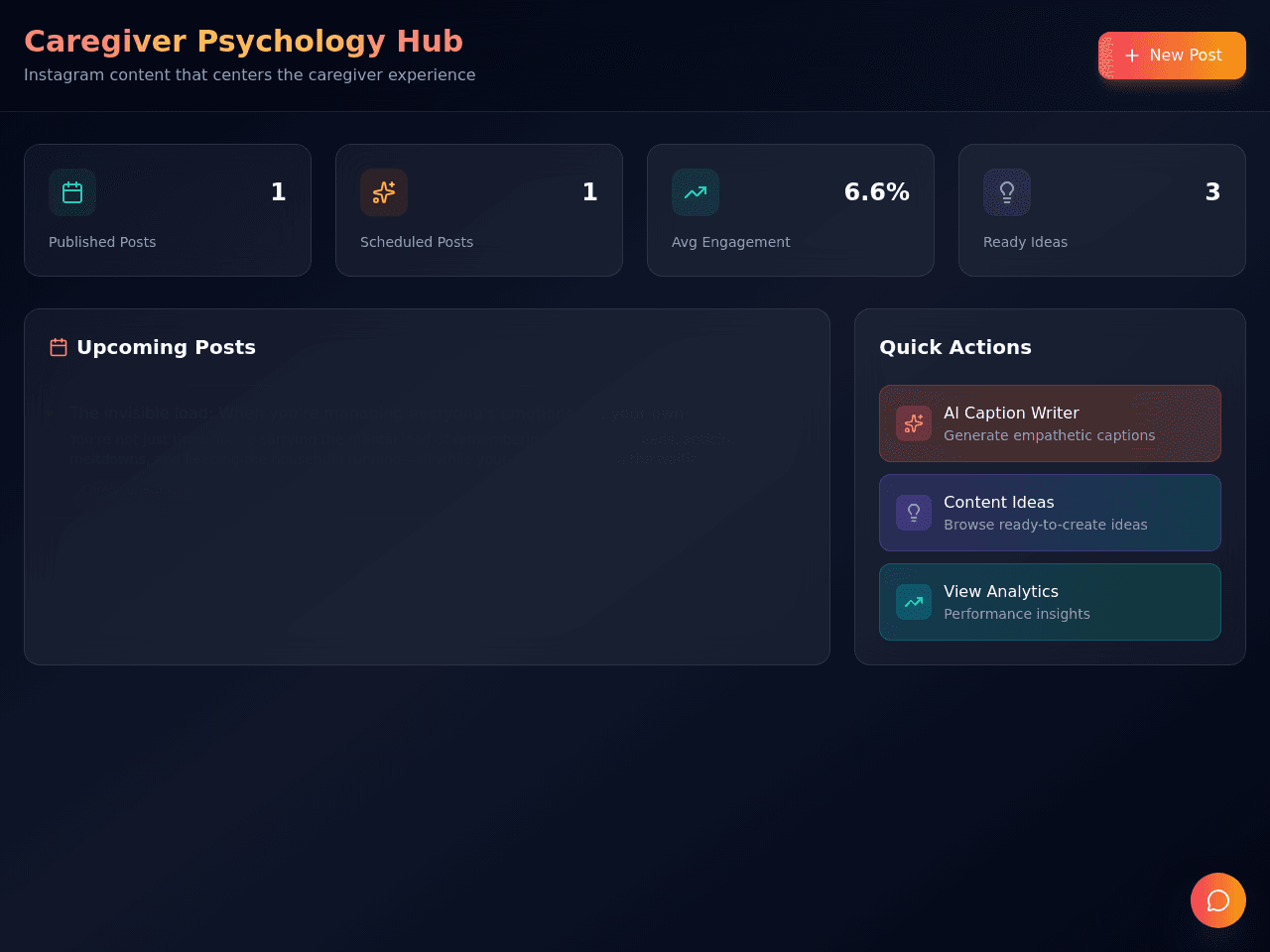 Caregiver Insight Studio
