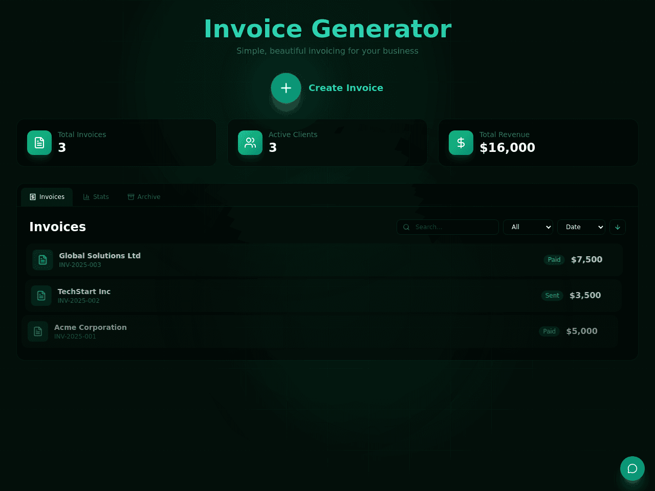 Invoice Generator