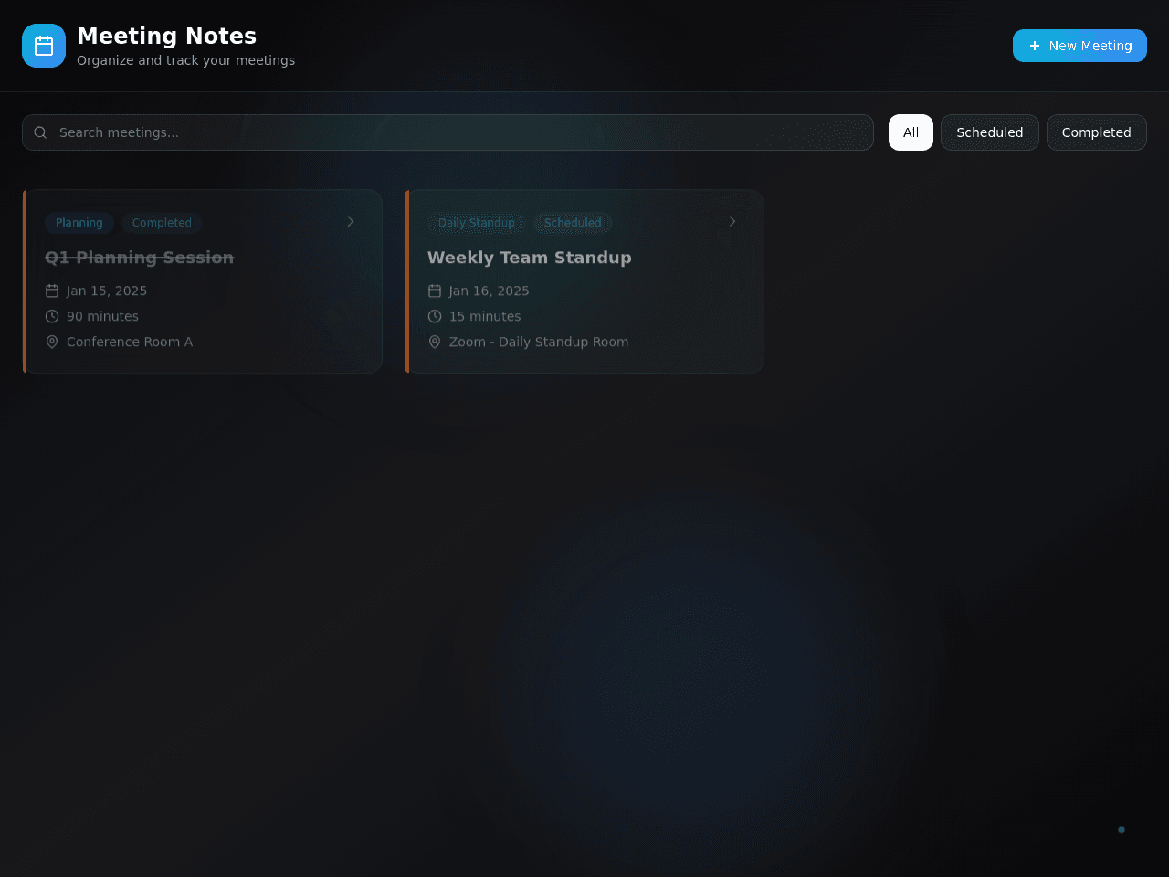 Meeting Notes Studio