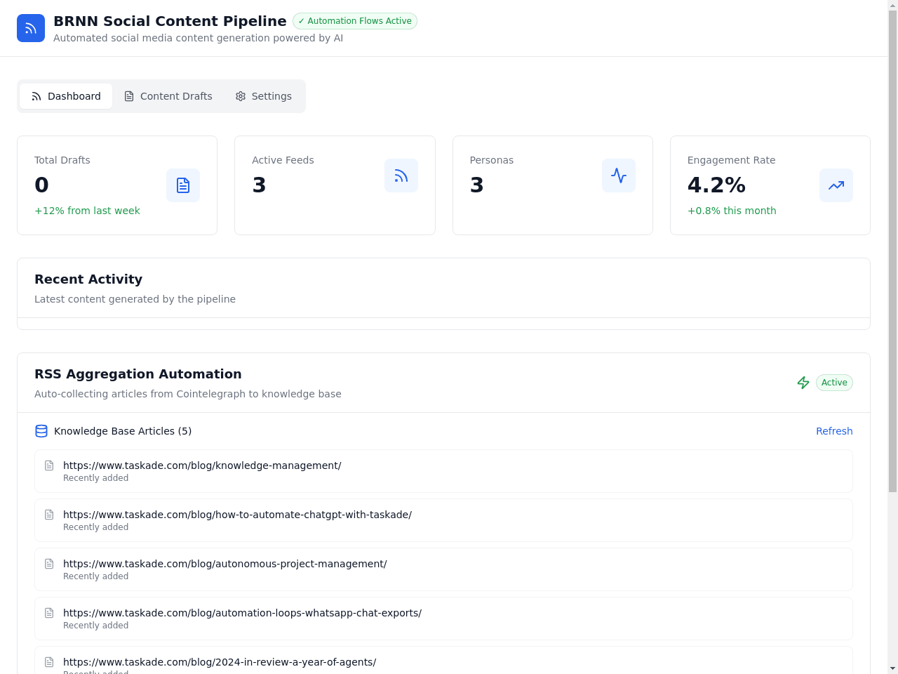 Social Content Flow
