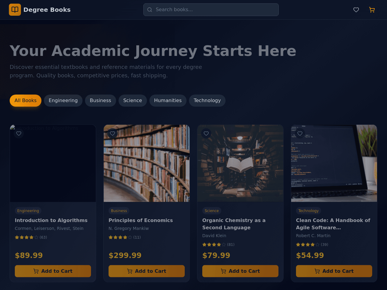 Degree Book Market