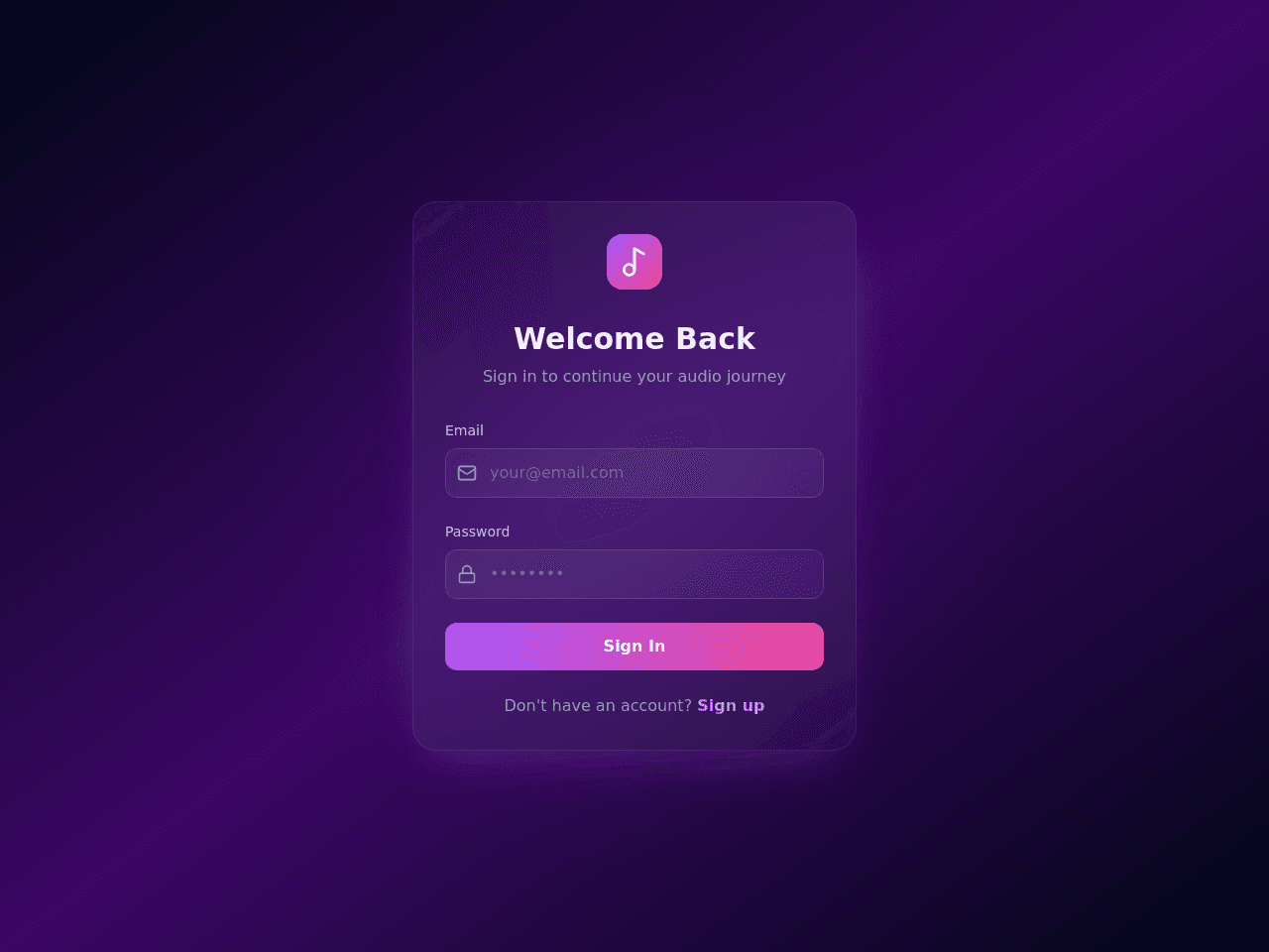 Audio Nexus Portal