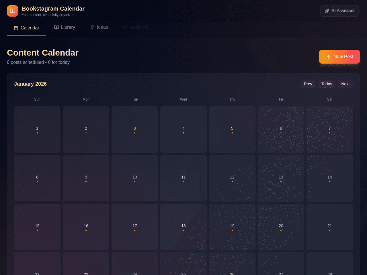 Literary Content Planner