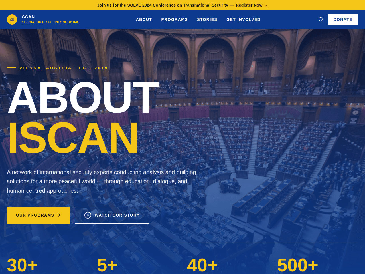 ISCAN website