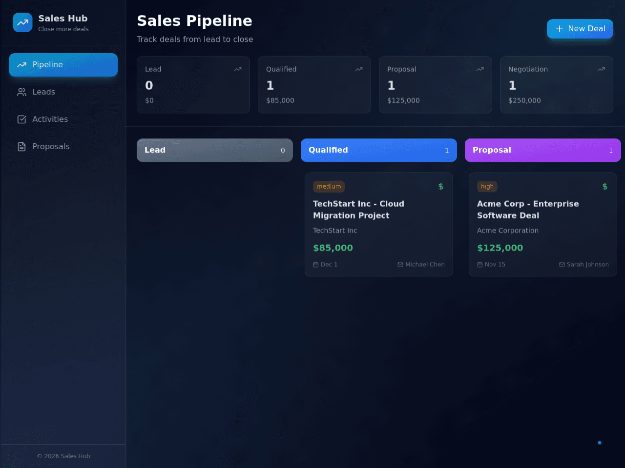 Sales Workflow Studio