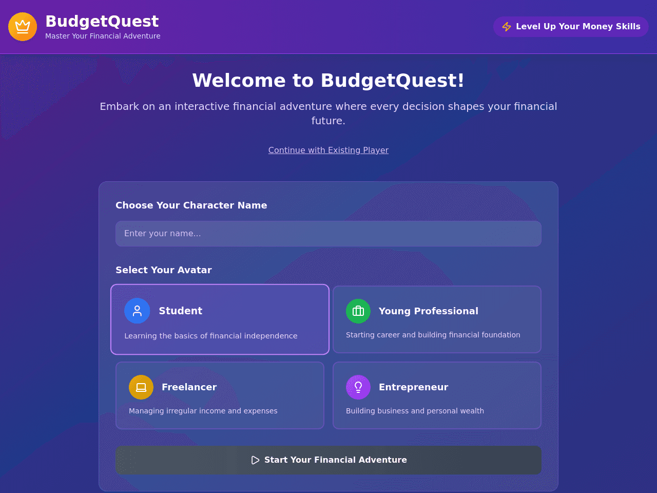 Budget Adventure