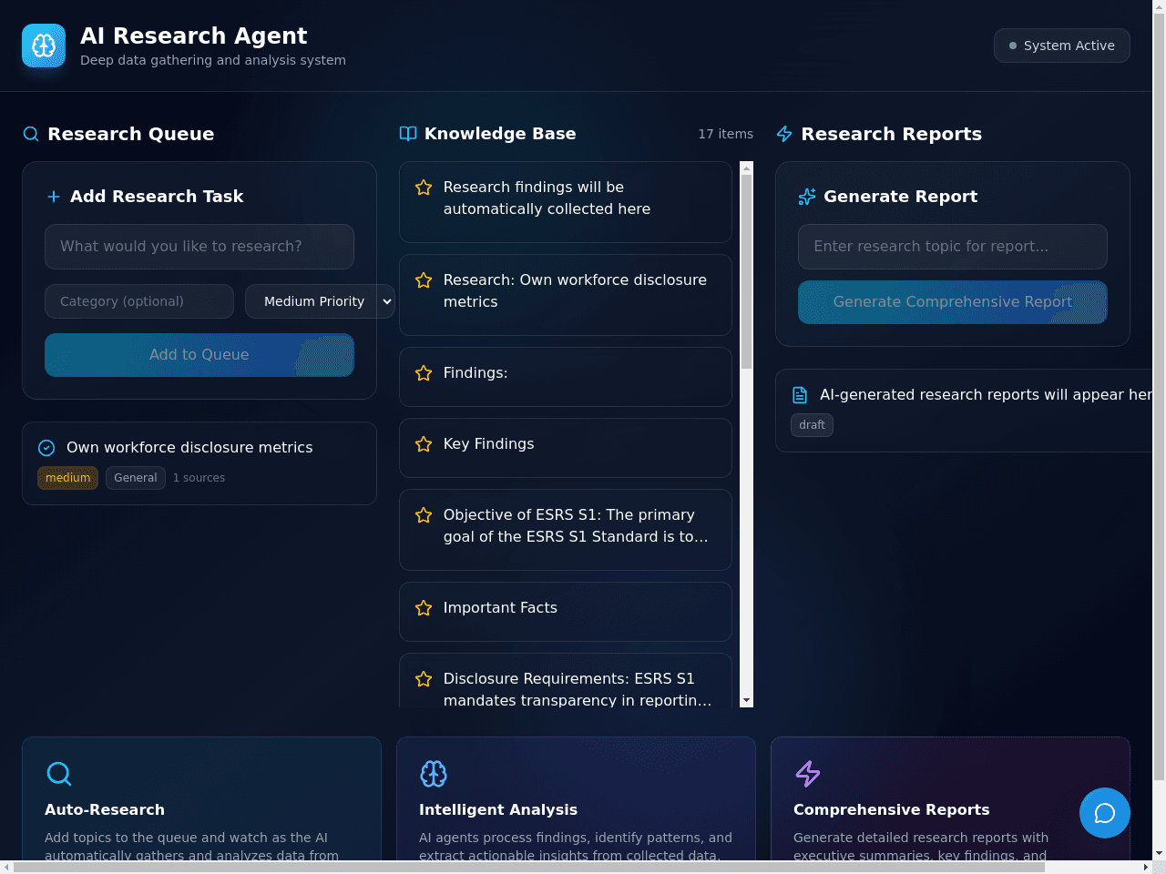 Insight Dashboard