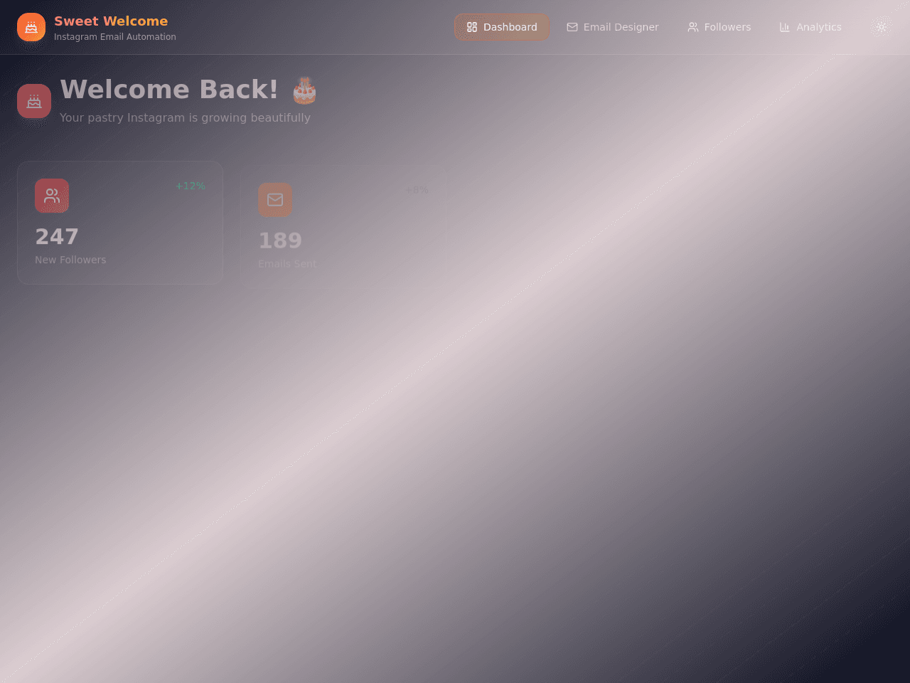 Welcome Email Designer
