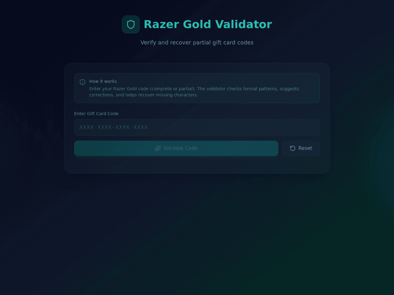 Gift Card Generator