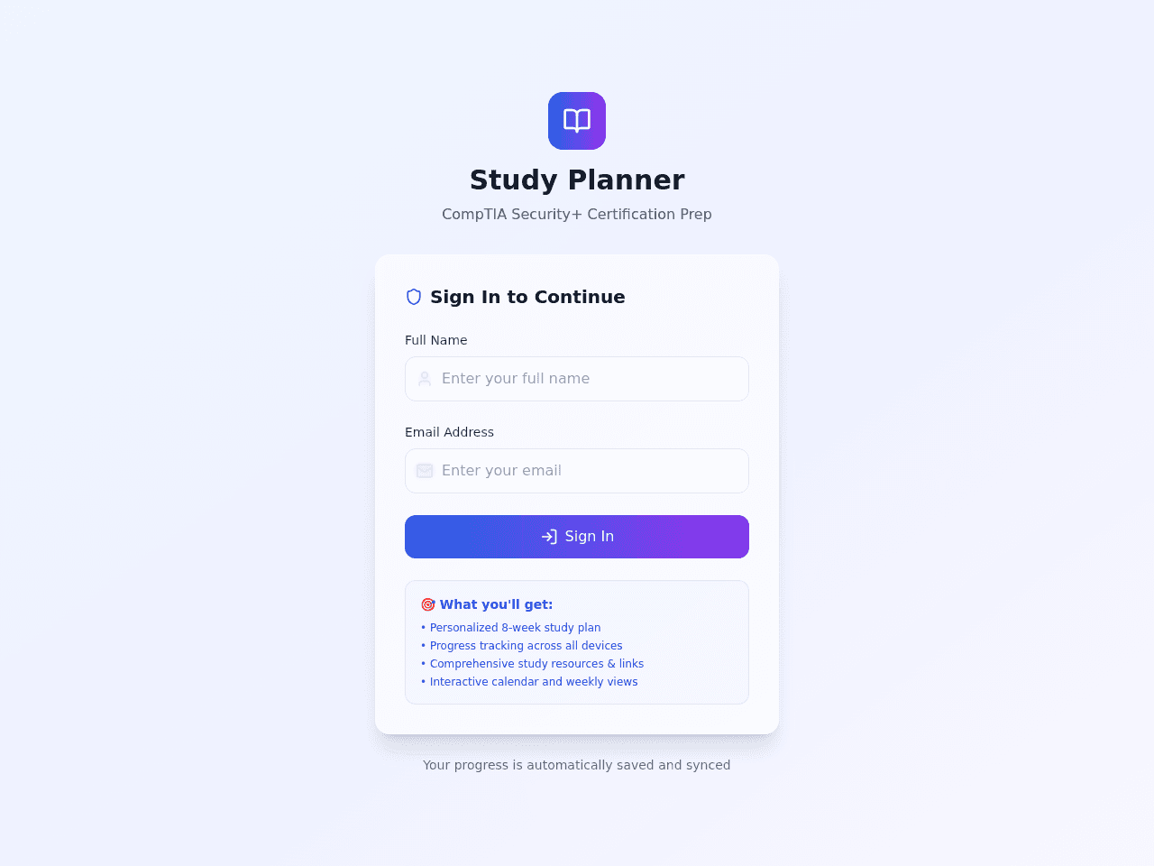 Study Planner