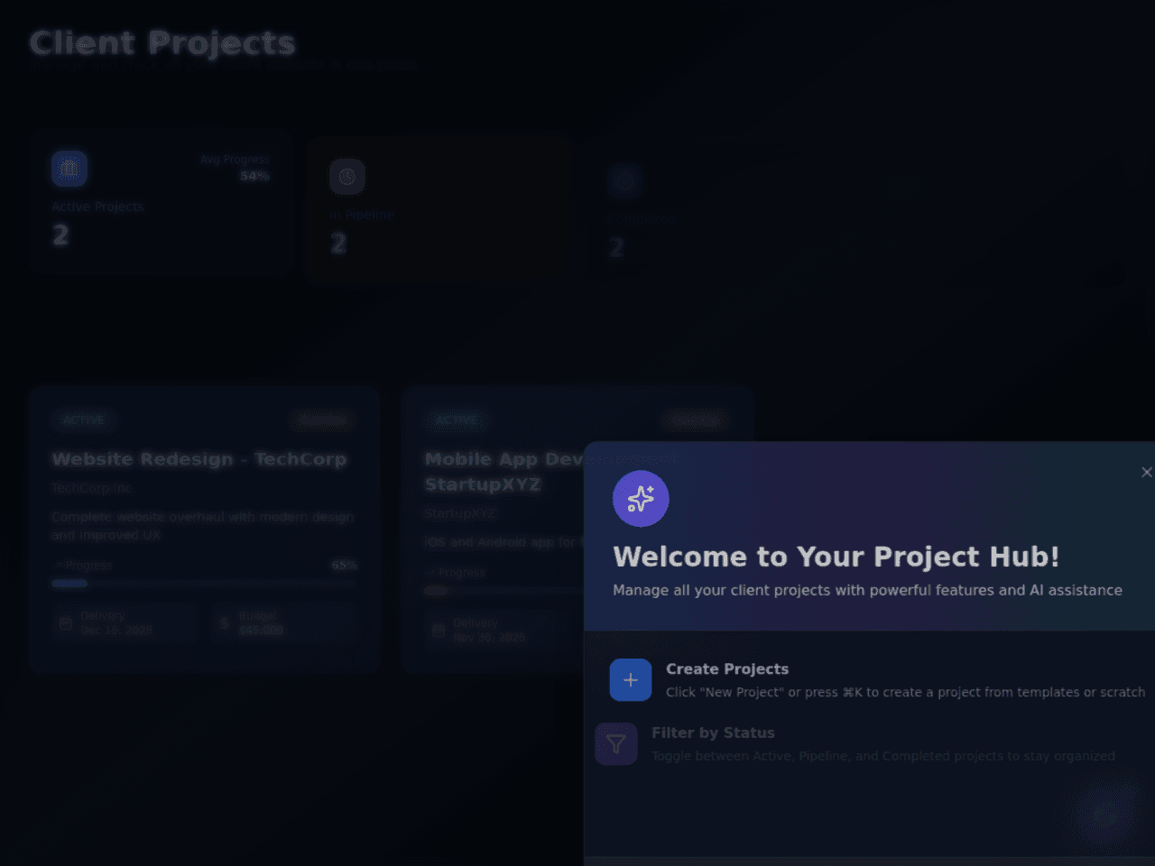 Project Gallery Board