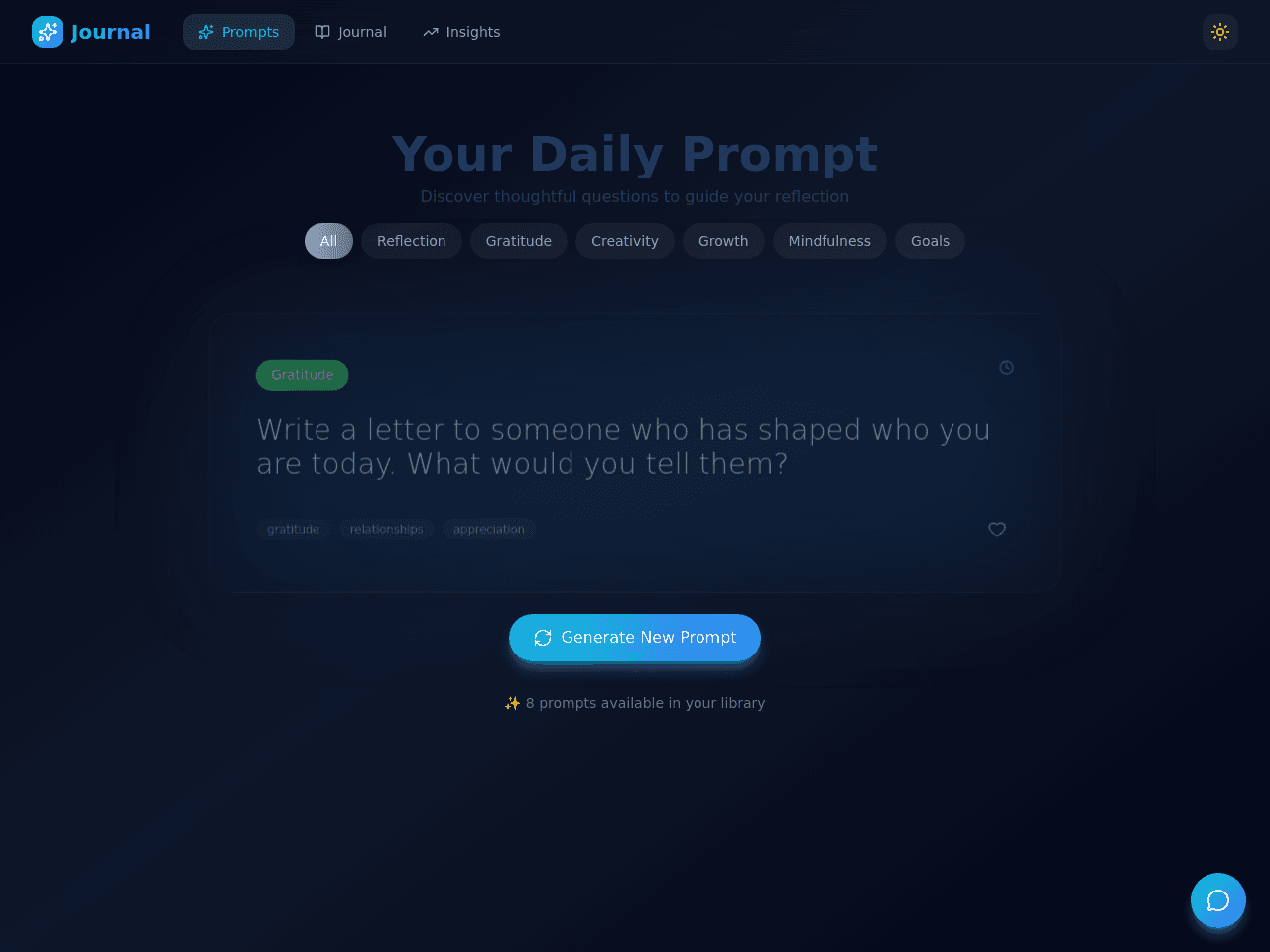Prompt Journal Studio