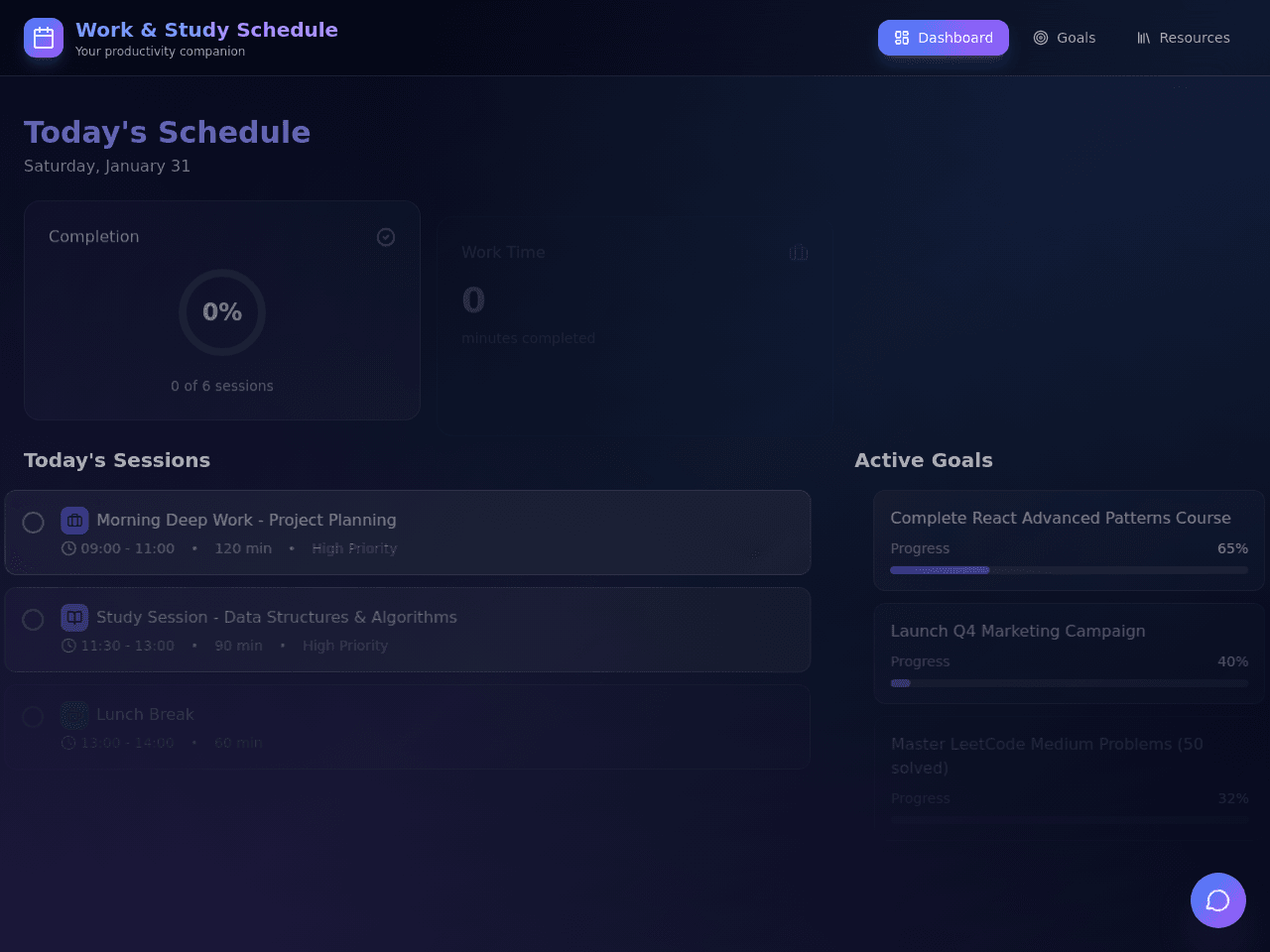 Schedule Portal