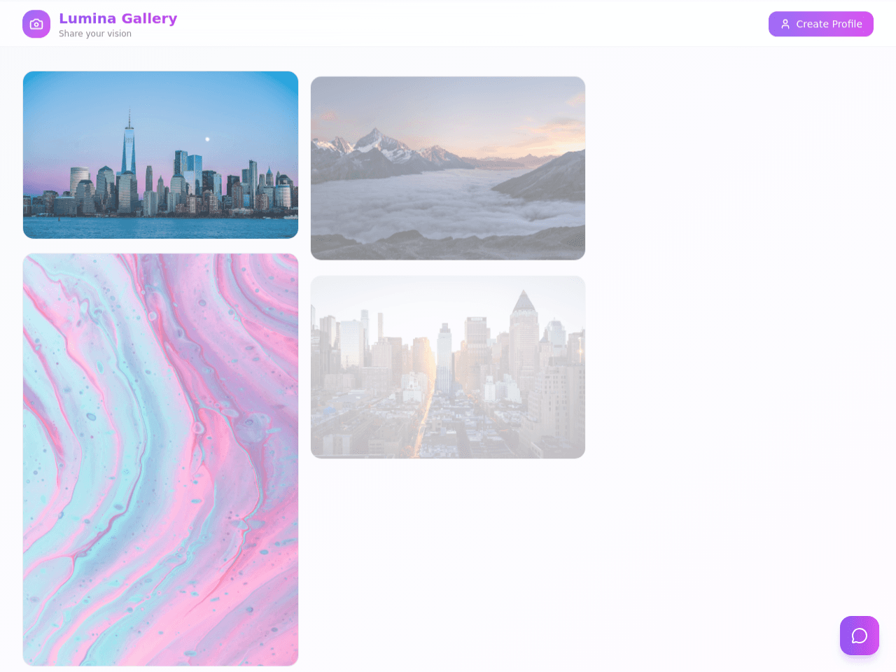 Creation Dashboard