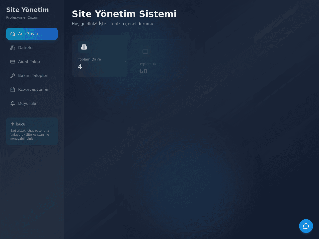 Site Management Dashboard