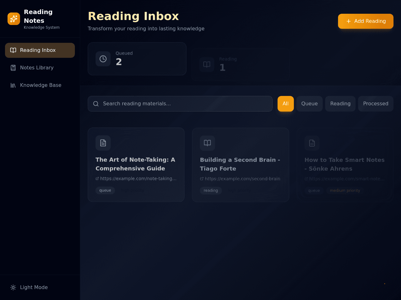 Reading Note Studio