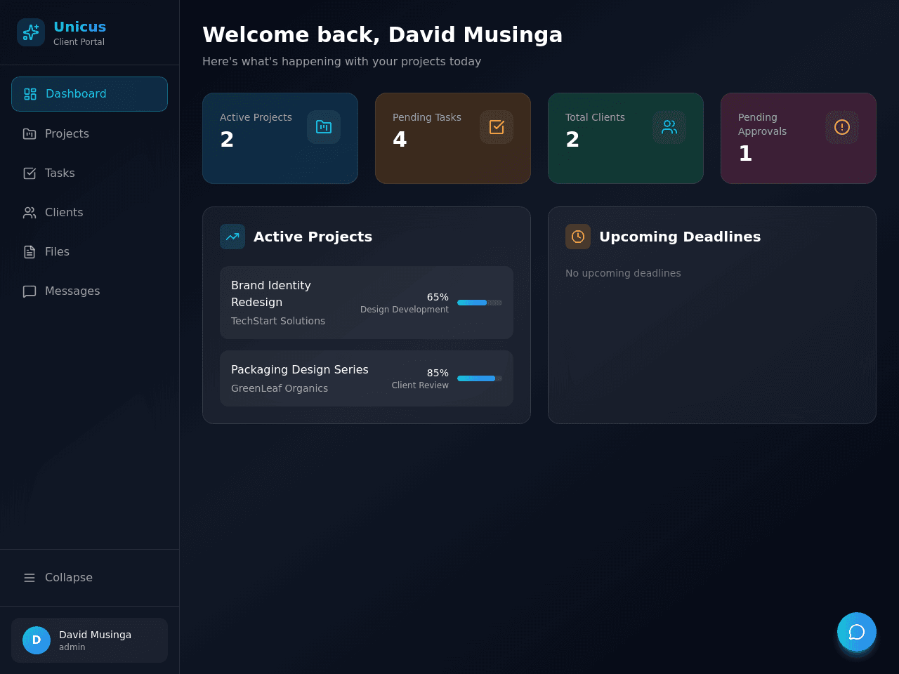 Client Portal Studio